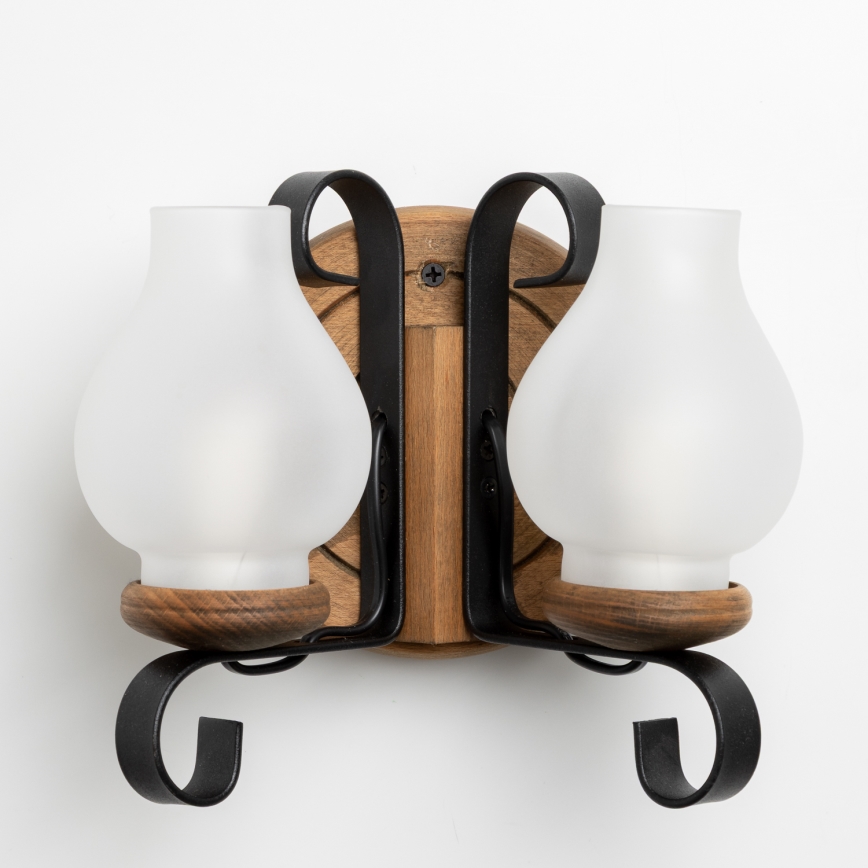 Brilagi - Vägglampa ROATA APLICA 2xE14/40W/230V bok