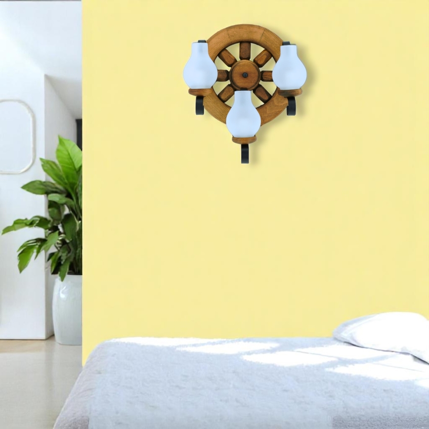 Brilagi - Vägglampa ROATA APLICA 3xE14/40W/230V bok