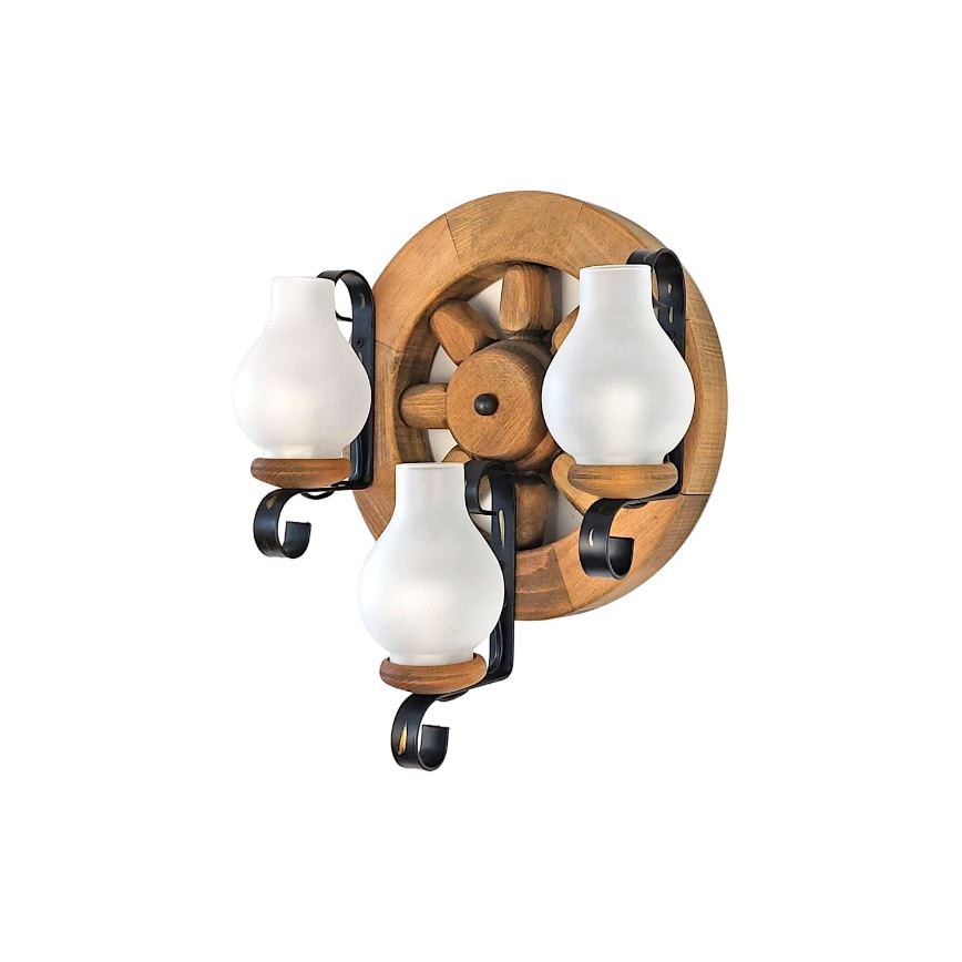 Brilagi - Vägglampa ROATA APLICA 3xE14/40W/230V bok