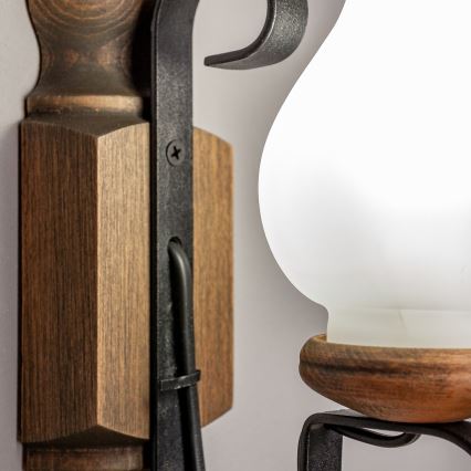 Brilagi - Vägglampa RUSTIC 1xE14/40W/230V bok