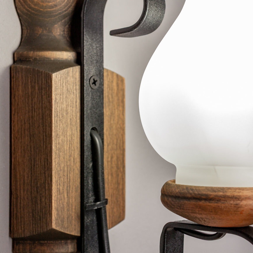 Brilagi - Vägglampa RUSTIC 1xE14/40W/230V bok