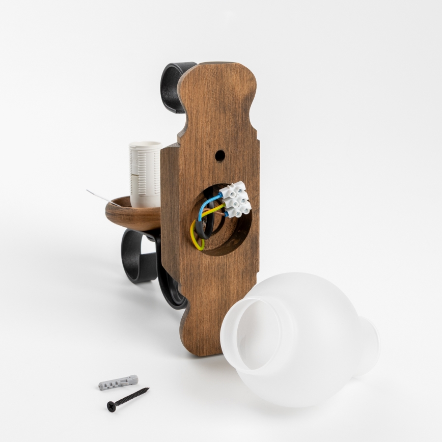 Brilagi - Vägglampa RUSTIC 1xE14/40W/230V bok