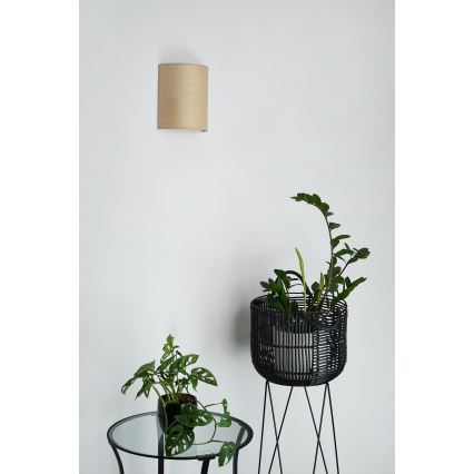 Brilagi - Vägglampa SEMI 1xE27/15W/230V diameter 20 cm beige