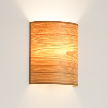 Brilagi - Vägglampa SEMI 1xE27/15W/230V diameter 20 cm brun