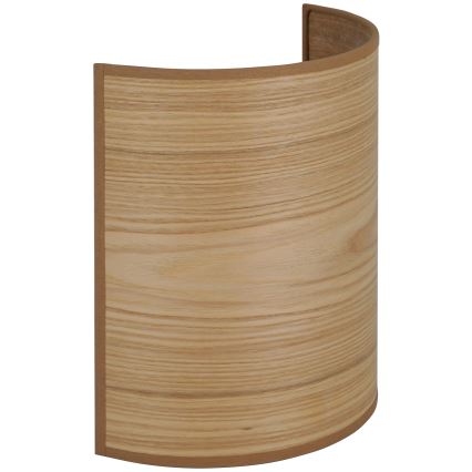 Brilagi - Vägglampa SEMI 1xE27/15W/230V diameter 20 cm brun