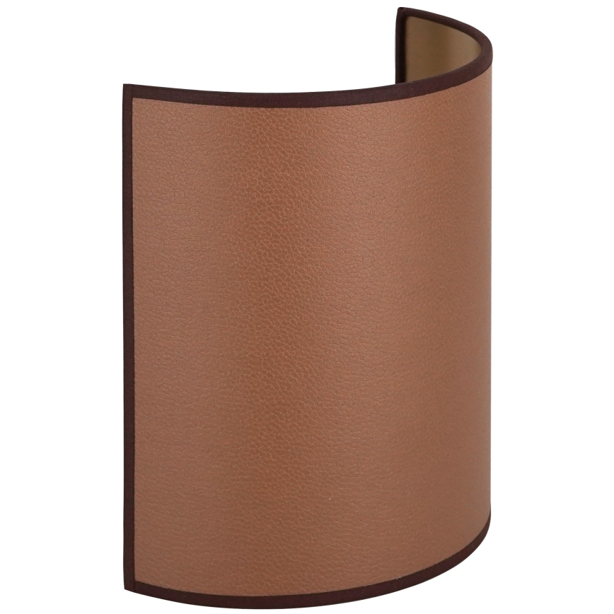 Brilagi - Vägglampa SEMI 1xE27/15W/230V Ø 20 cm brun