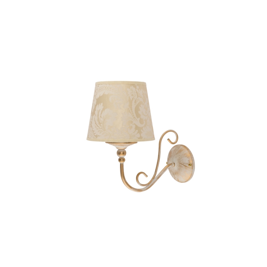 BRILAGI - Vägglampa SONIA 1xE27/15W/230V krämvit/patina