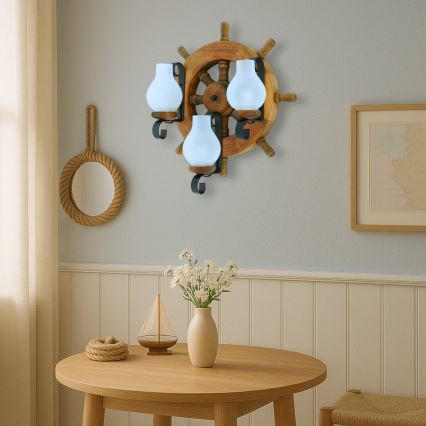 Brilagi - Vägglampa TIMONA 3xE14/40W/230V bok