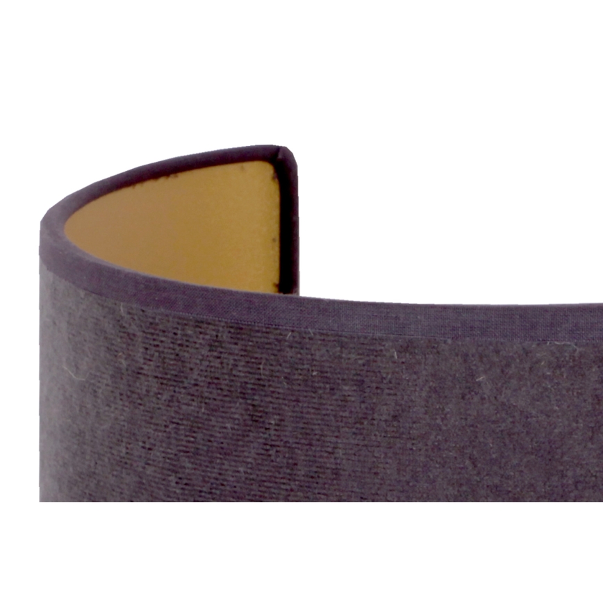 Brilagi - Vägglampa VELVET 1xE27/40W/230V grå