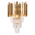 Brilagi - Vägglampa VERVE 2xE14/40W/230V guld