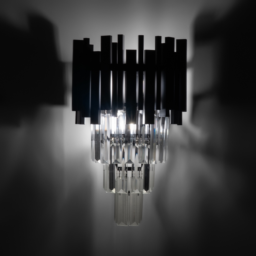 BRILAGI - Vägglampa VERVE 2xE14/40W/230V svart