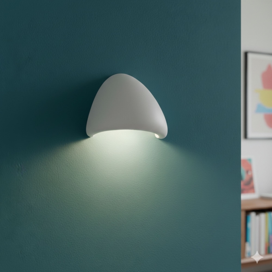 Brilagi - Vägglampa WABI SABI 1xE14/40W/230V vit