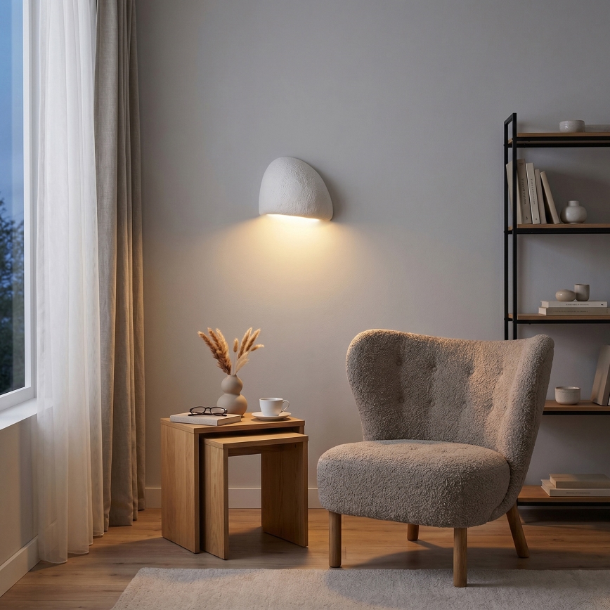 Brilagi - Vägglampa WABI SABI 1xE14/40W/230V vit