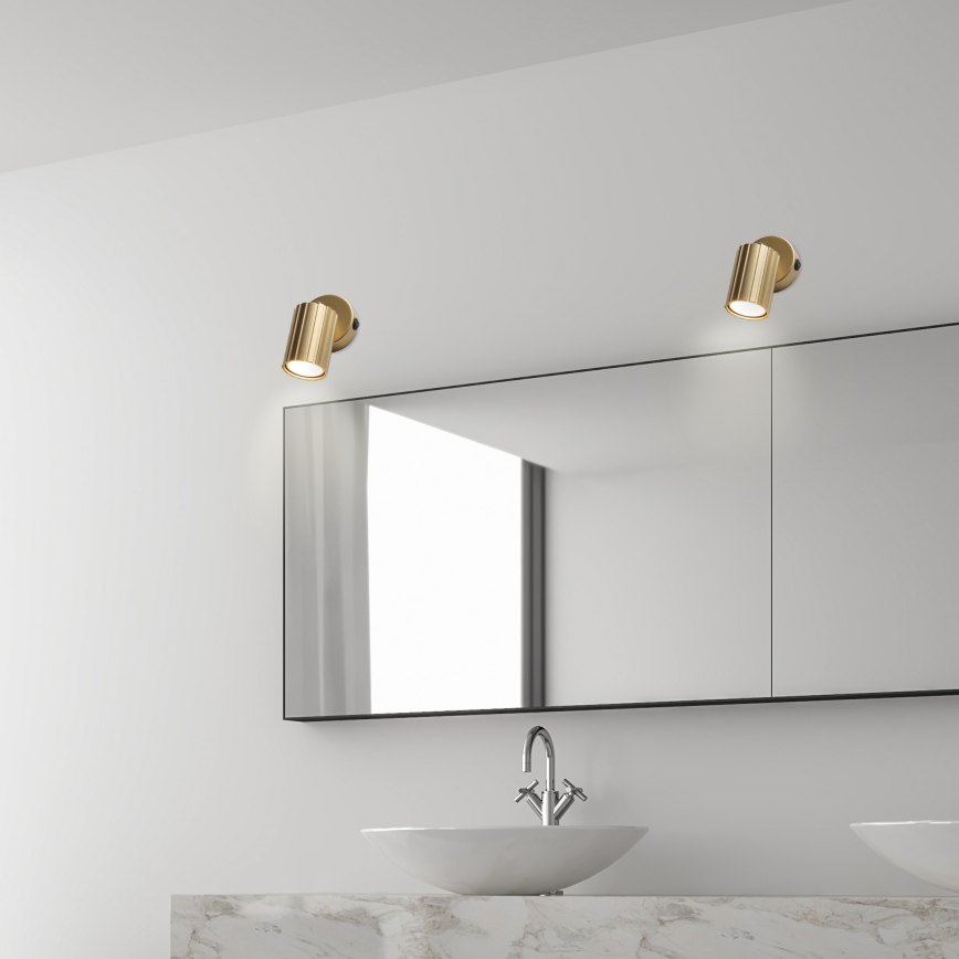 Brilagi - Väggmonterad spotlight CRISPINA 1xGU10/10W/230V, guld