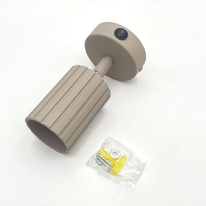 Brilagi - Väggspot CRISPINA 1xGU10/10W/230V beige