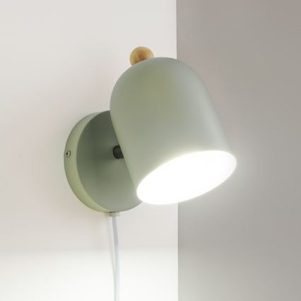 Brilagi - Väggspot GALLION 1xE27/15W/230V grön