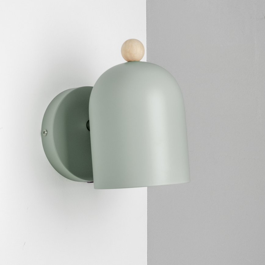 Brilagi - Väggspot GALLION 1xE27/15W/230V grön