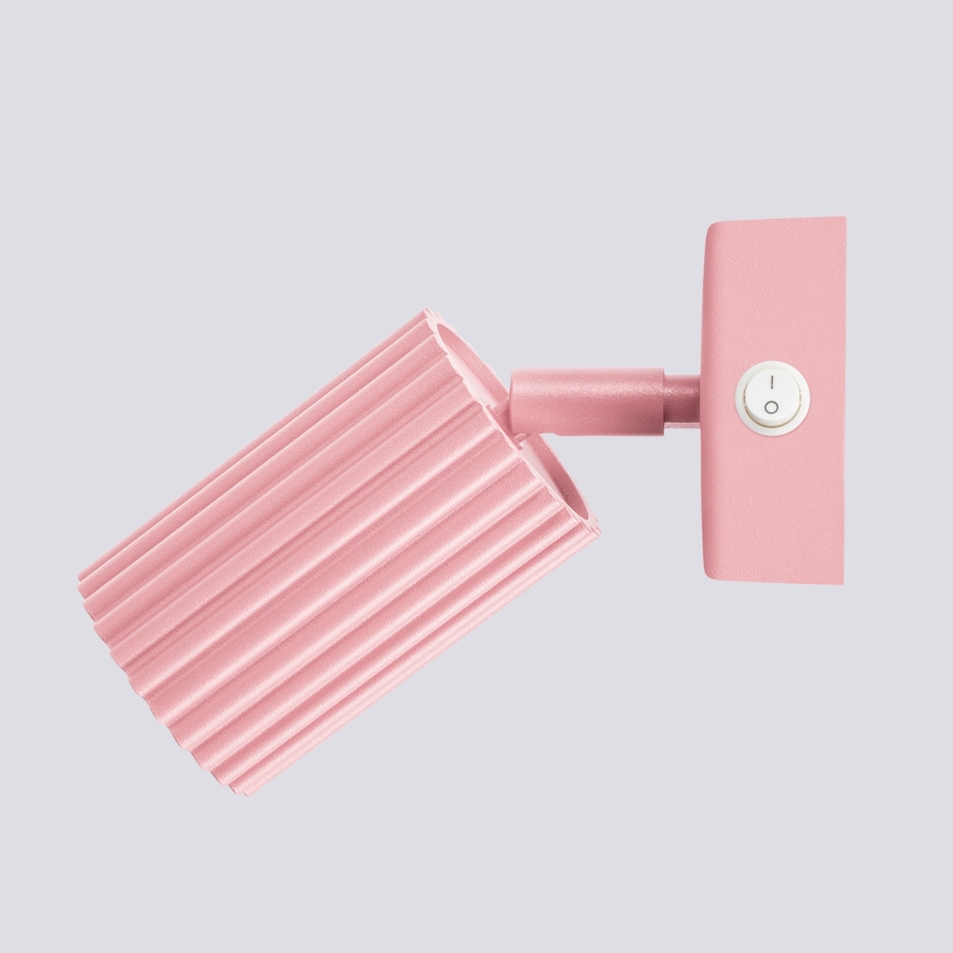 Brilagi - Väggspotlampa CRESTO 1xGU10/10W/230V rosa