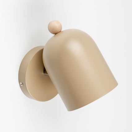 BRILAGI - Väggspotlight GALLION 1xE27/15W/230V beige