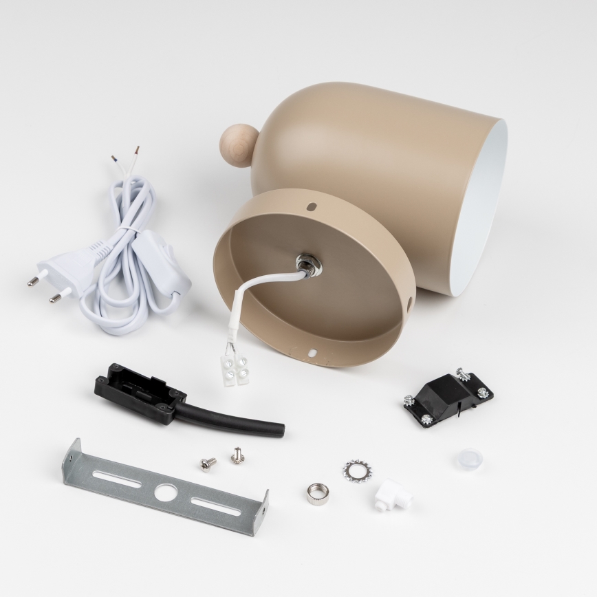 BRILAGI - Väggspotlight GALLION 1xE27/15W/230V beige