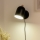 Brilagi - Väggspotlight GALLION 1xE27/15W/230V svart