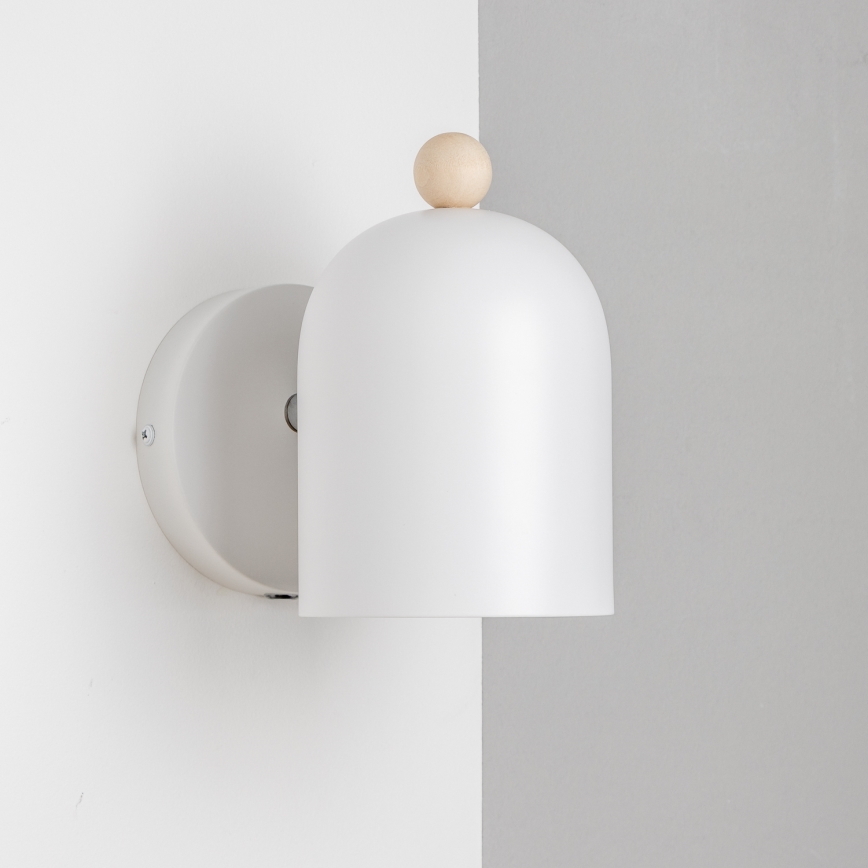 Brilagi - Väggspotlight GALLION 1xE27/15W/230V vit