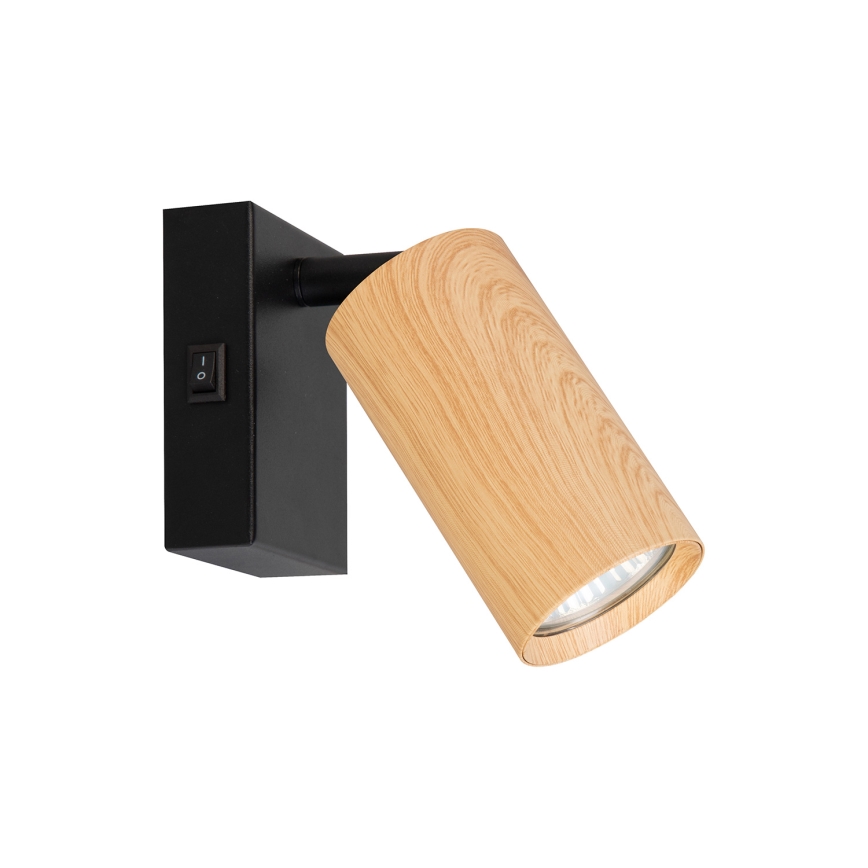 Brilagi - Väggspotlight SELE 1xGU10/30W/230V svart/ekdekor