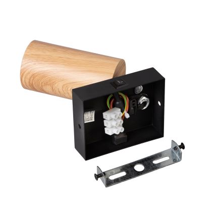 Brilagi - Väggspotlight SELE 1xGU10/30W/230V svart/ekdekor