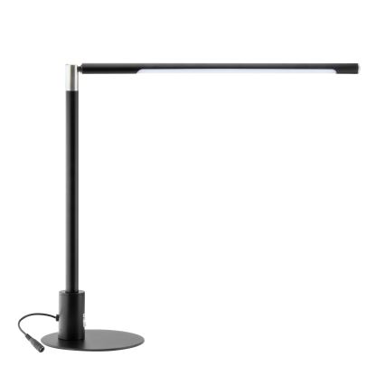 Brilagi - LED dimbar beröringsstyrd bordslampa med USB-portar VARIO LED/7W/230V 3000-6500K CRI 96 svart