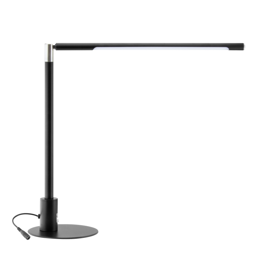 Brilagi - LED dimbar beröringsstyrd bordslampa med USB-portar VARIO LED/7W/230V 3000-6500K CRI 96 svart