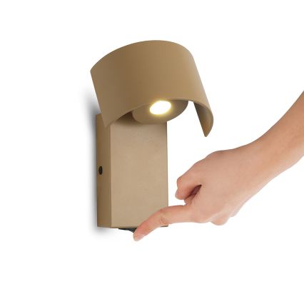 Brilagi - VASTO LED-vägglampa LED/3W/230V beige