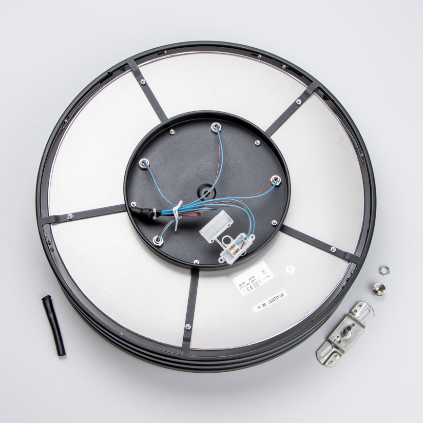 Brilagi - LED kristalltaklampa VELURE 5xE14/40W/230V Ø 46 cm svart