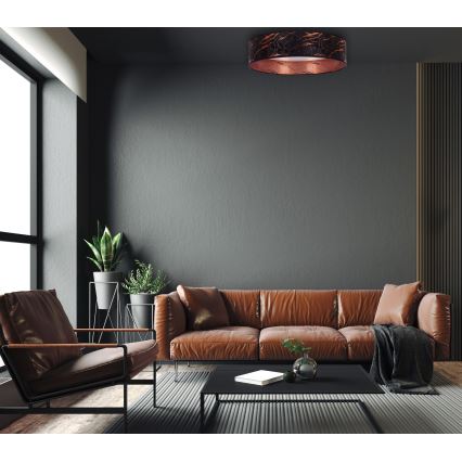 Brilagi - LED Taklampa VELVET LED/24W/230V Ø 40 cm 3000/4000/6400K svart/koppar