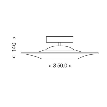 Brilagi - VERANO ytmonterad taklampa LED/15W/230V