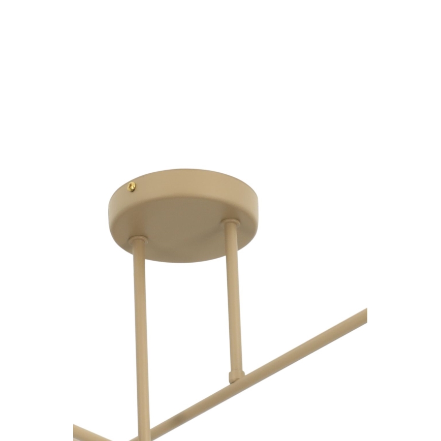 Brilagi - VIRGO ytmonterad taklampa 4xE14/40W/230V krämfärgad/guld