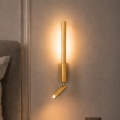 BRILAGI - VIXON LED-väggspot LED/3W/230V + LED/5W guldig CRI 90