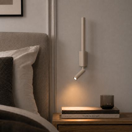 BRILAGI - VIXON väggmonterad LED-spot, LED/3W/230V + LED/5W, beige, CRI 90