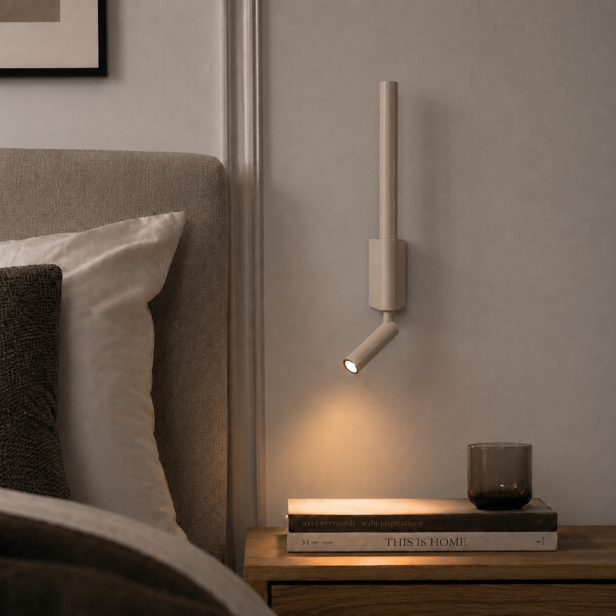 BRILAGI - VIXON väggmonterad LED-spot, LED/3W/230V + LED/5W, beige, CRI 90