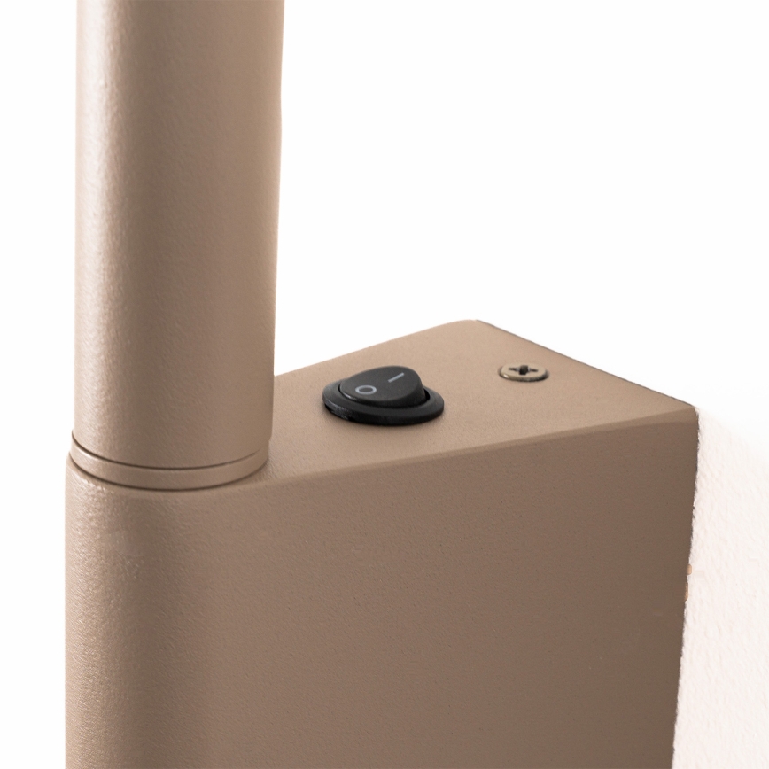BRILAGI - VIXON väggmonterad LED-spot, LED/3W/230V + LED/5W, beige, CRI 90