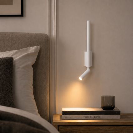 BRILAGI - VIXON väggspot LED/3W/230V + LED/5W vit CRI 90