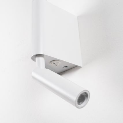 BRILAGI - VIXON väggspot LED/3W/230V + LED/5W vit CRI 90