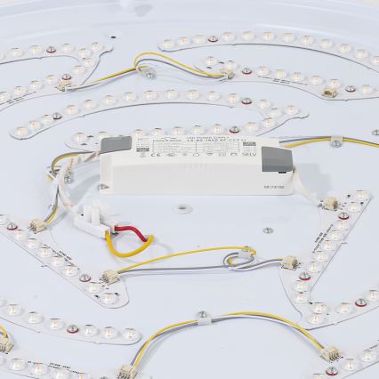 Brilagi - LED taklampa WOODROUND LED/40W/230V 3000/4000/6000K Ø 60 cm trä CRI 90
