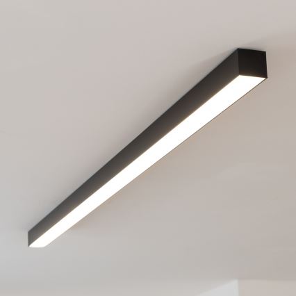 Brilagi - LED ytmonterad takarmatur FULLDAY LED/30/40/50W/230V 2700/4000/6000K 150 cm svart