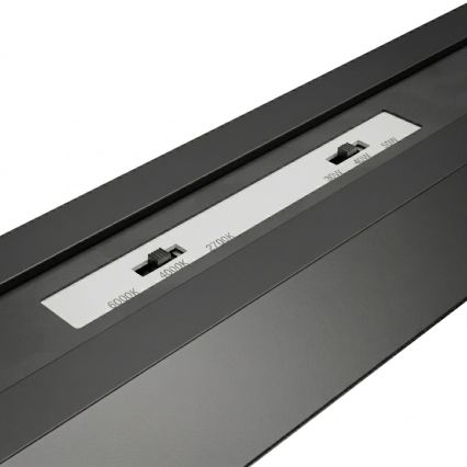 Brilagi - LED ytmonterad takarmatur FULLDAY LED/30/40/50W/230V 2700/4000/6000K 150 cm svart