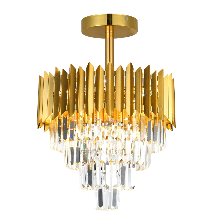 Brilagi - Ytmonterad ljuskrona CRISTAL 5xE14/40W/230V Ø 43 cm