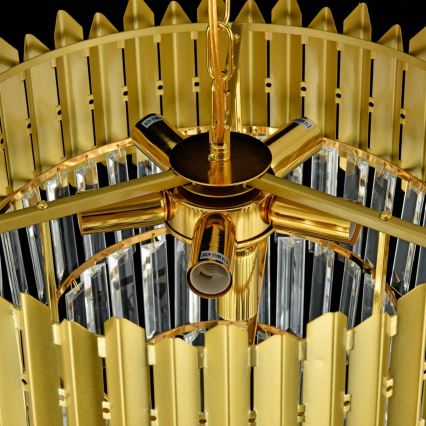 Brilagi - Ytmonterad ljuskrona CRISTAL 5xE14/40W/230V Ø 43 cm