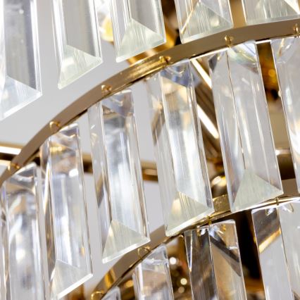 Brilagi - Ytmonterad ljuskrona CRYSTAL 5xE14/40W/230V guld