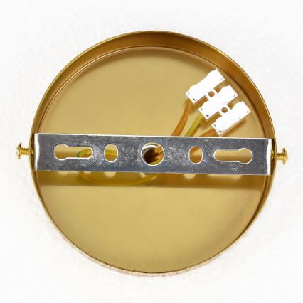 Brilagi - Ytmonterad ljuskrona ECLIPSE 5xE14/10W/230V Ø 38 cm svart/guld