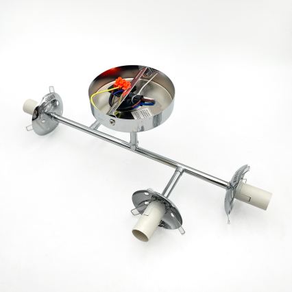 Brilagi - Ytmonterad ljuskrona MALONY 4xE14/20W/230V blank krom