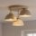 Brilagi - Ytmonterad ljuskrona MOON 3xE27/60W/230V beige/guld